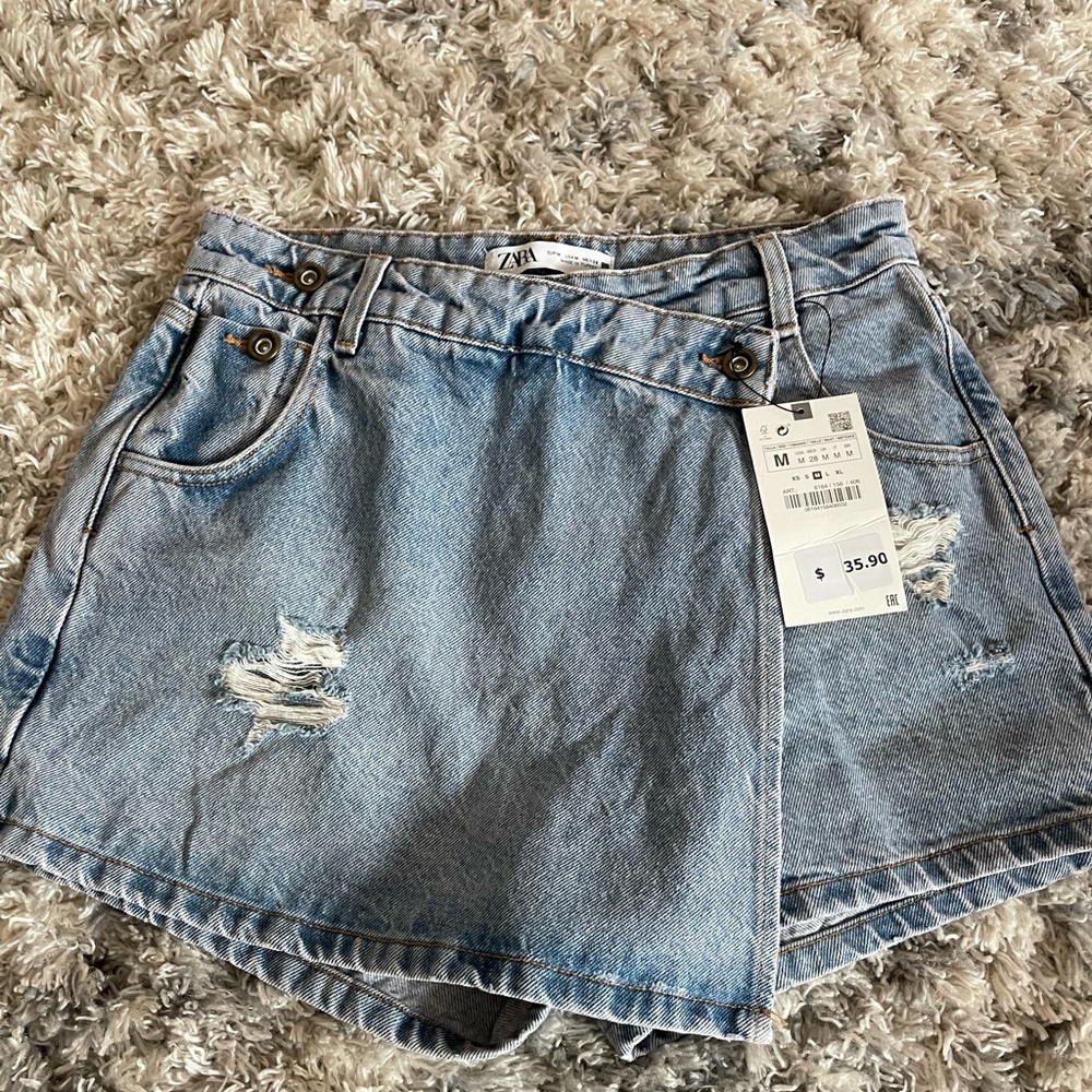 Zara Denim Skort